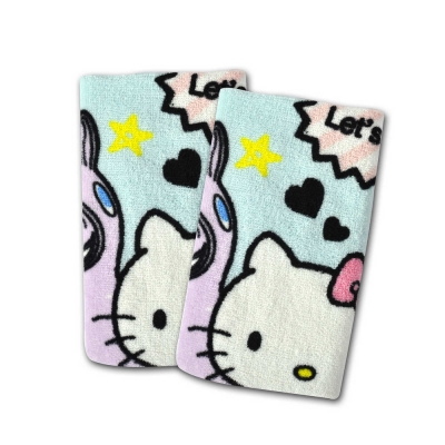 Sanrio三麗鷗授權Hello Kitty x Rody星星印花童巾(6入)