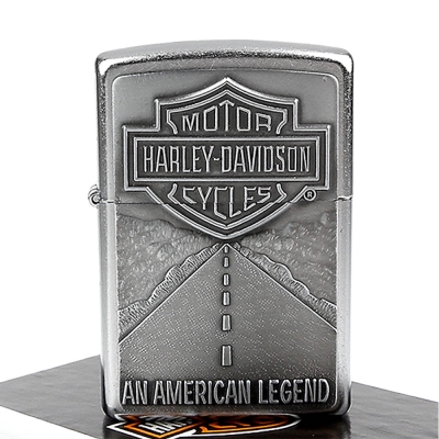 【ZIPPO】美系~哈雷~Harley-Davidson-美國傳奇立體貼飾設計