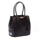 A.D.M.J. 鱷魚壓紋小牛革COVA TOTE(BLK) product thumbnail 1