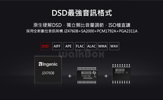 FiiO X5 第二代專業隨身Hi-Fi音樂播放器-黑