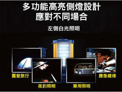 TX特林L2 LED鋰電池白光探照燈(T-WB2000-LI)