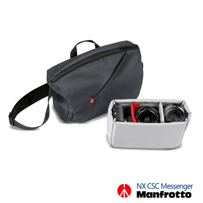 Manfrotto 開拓者微單眼郵差包 NX Messenger CSC -太空灰