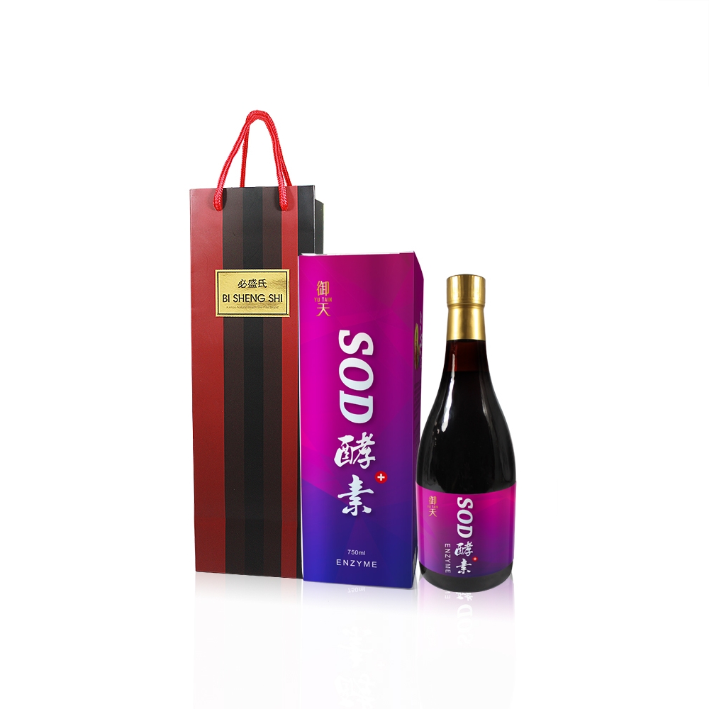 草本之家-年節送禮-御天SOD酵素液/松樹皮/諾麗果/白藜蘆醇(750ml+送提袋)