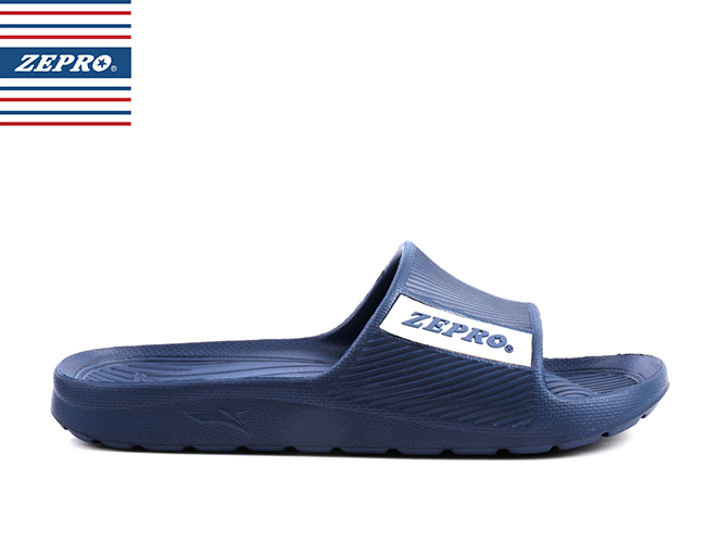 【ZEPRO】女款平板涼拖鞋RELAXED-深礦藍