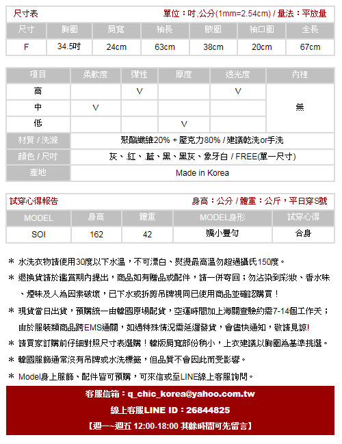 素面直紋拷克深V領針織衫 (共六色)-100%明洞