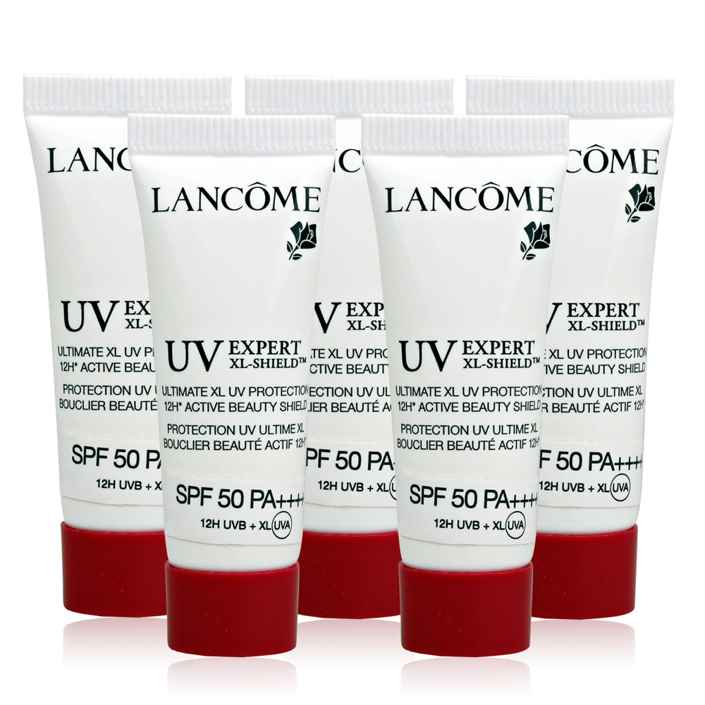 LANCOME 蘭蔻 UV超輕盈柔白隔離乳SPF50‧PA++++升級版(10ml)x5入