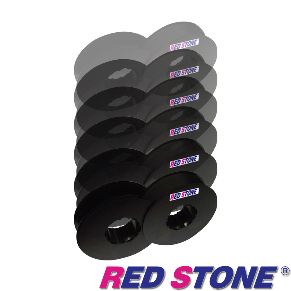 RED STONE for PRINTEC PR3000黑色色帶組(1組6入)