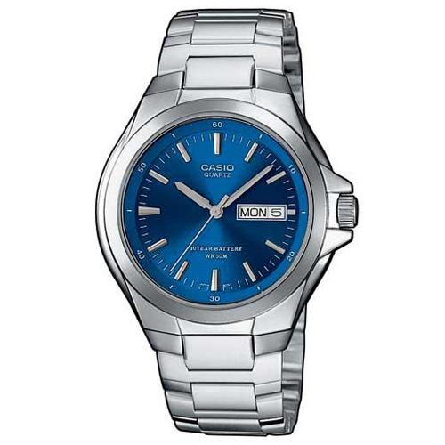 CASIO 經典復古型指針紳士錶(MTP-1228D-2A)-藍/40mm
