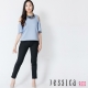JESSICA RED - 簡約素色質感鑽飾長褲 product thumbnail 1