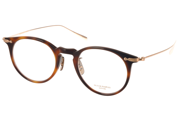 OLIVER PEOPLES眼鏡 好萊塢星鏡/琥珀棕-金#MARRET 1007