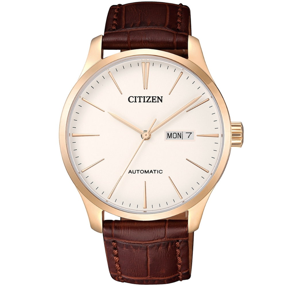 CITIZEN 極簡紳士風機械輕薄特別款(NH8353-18A)-40mm