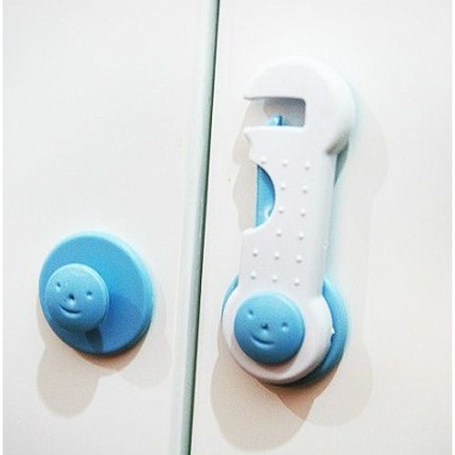 月陽寶寶安全防護自黏式櫥櫃安全鎖防護鎖兒童鎖超值4入(529X2)