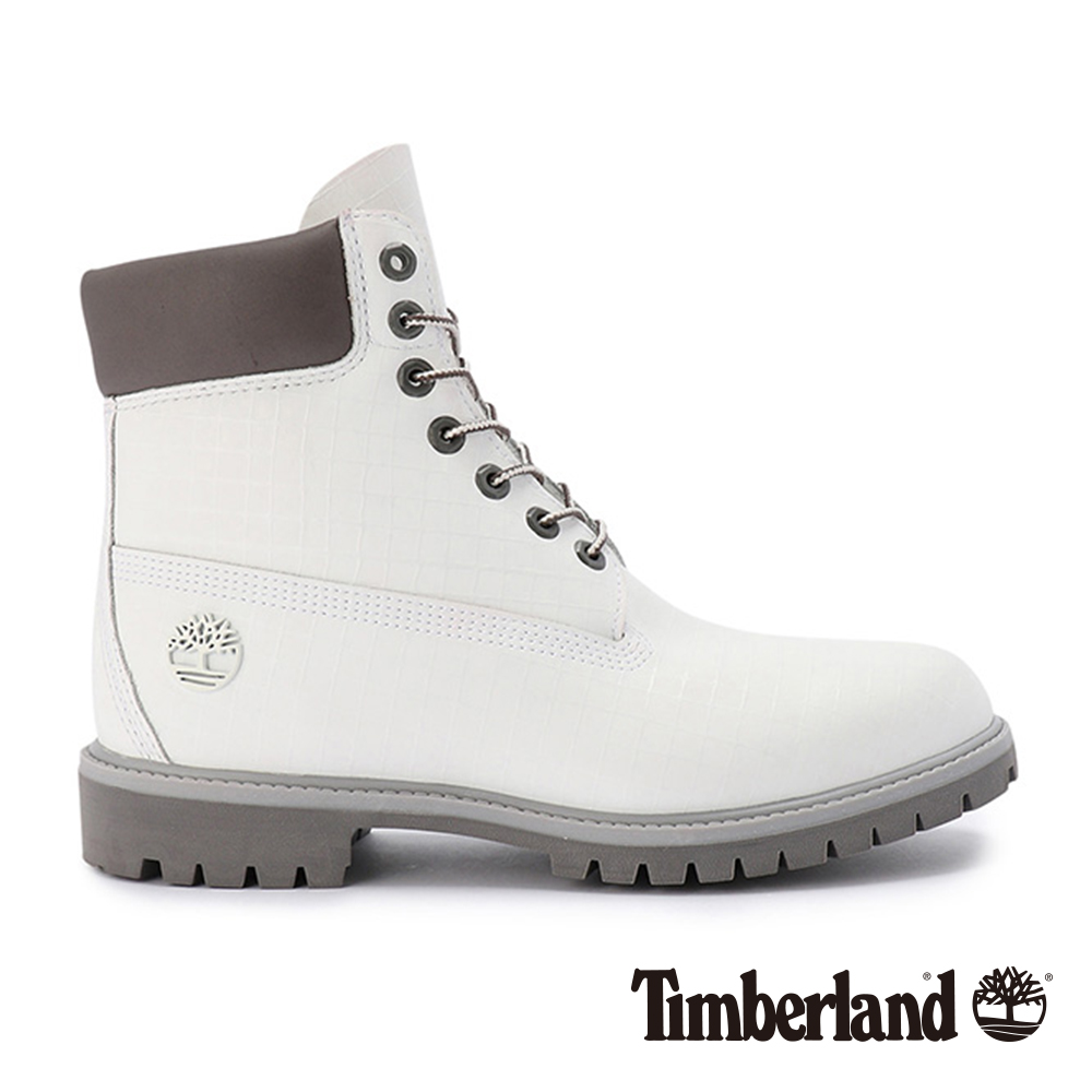 Timberland 男款白色防水保暖優質6吋靴