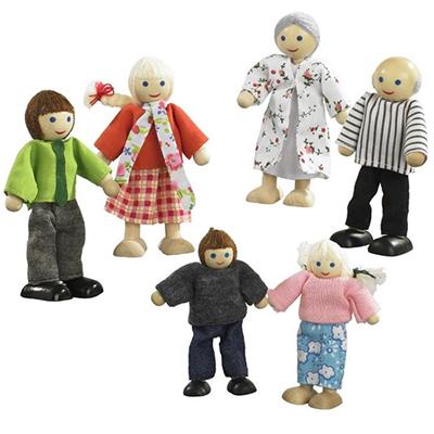 德國educo愛傑卡 角色扮演娃娃屋玩偶系列 - 快樂家庭組