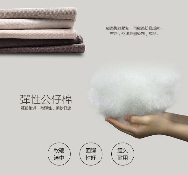 擇木深耕-柏克萊L型環保健康乳膠布沙發