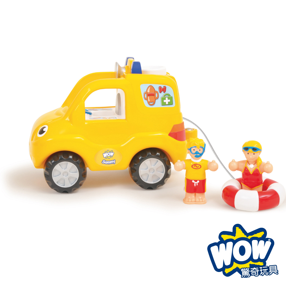 【WOW Toys 驚奇玩具】海灘救援越野車 山米