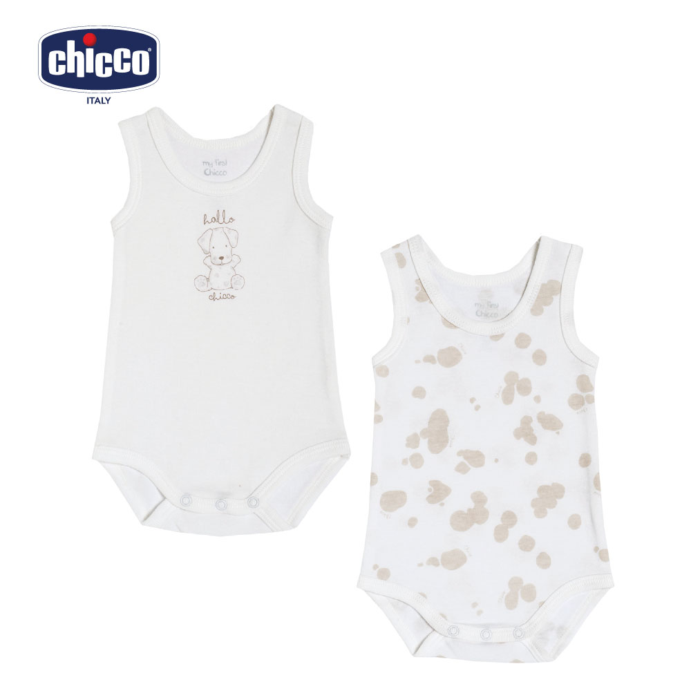 chicco-小紳士背心連身衣二入(6-24個月)