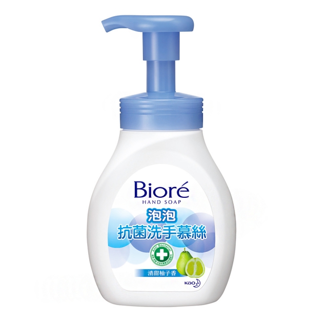 蜜妮 Biore 抗菌洗手慕絲 清甜柚子香 (本體280ml)