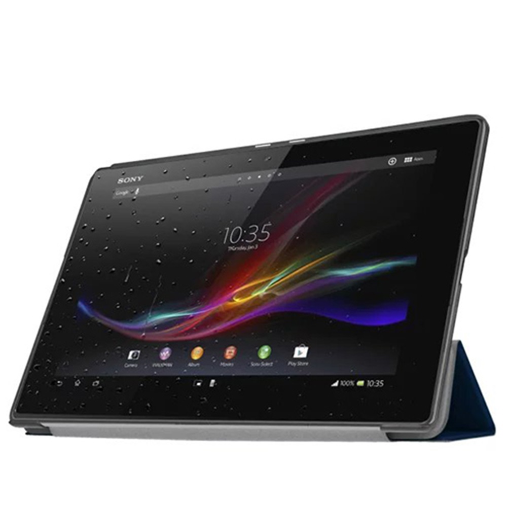 SONY Xperia Tablet Z4  三折式【皮套+保護貼組】