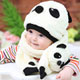 《超值2入》TaiCheng可愛熊貓造型保暖毛帽+圍巾二件組 product thumbnail 1