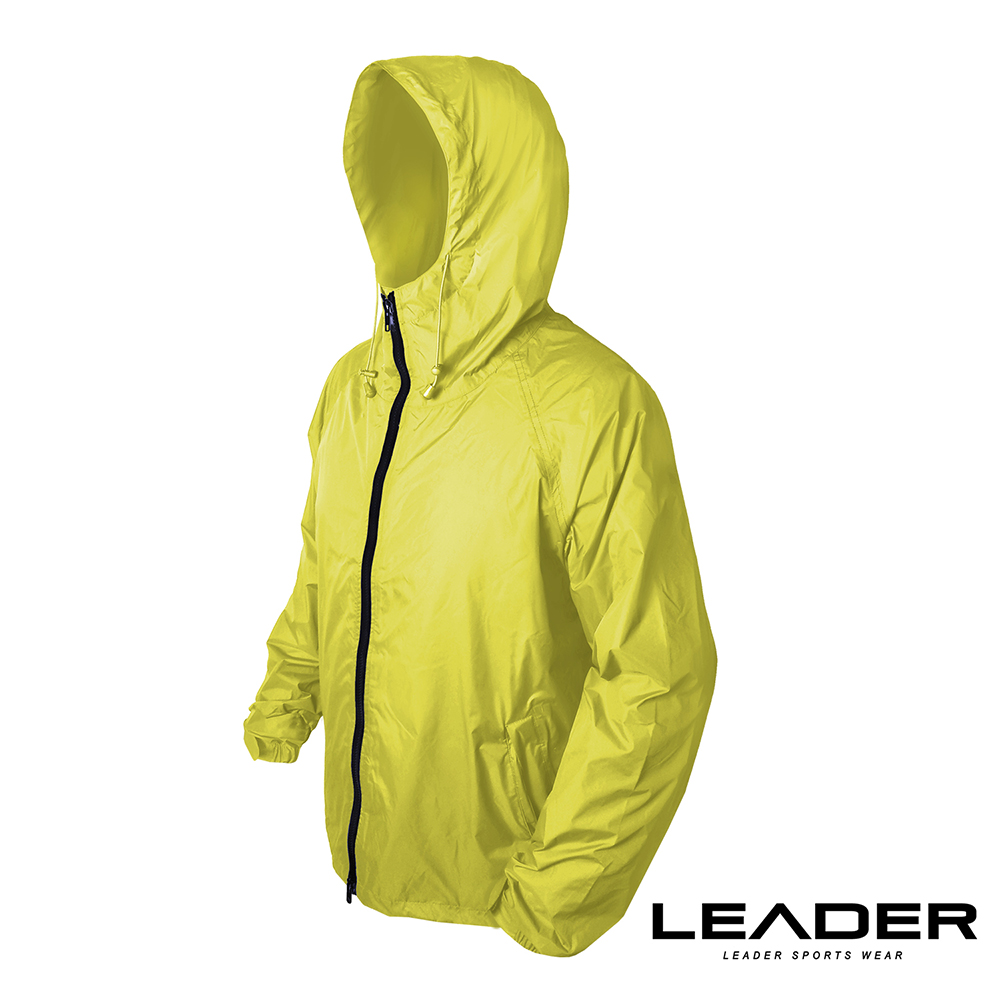 (快速到貨) LEADER 時尚輕量運動防水風衣外套 - 男裝(芥末綠)