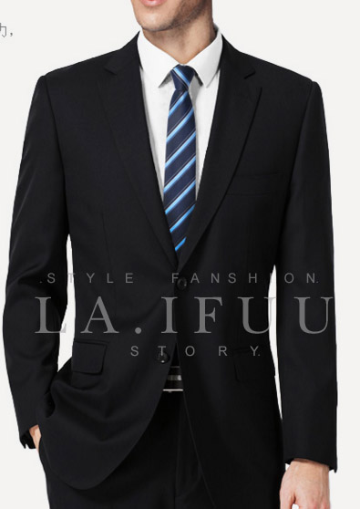 拉福 領帶防水領帶帥意7cm領帶手打領帶(藍斜)
