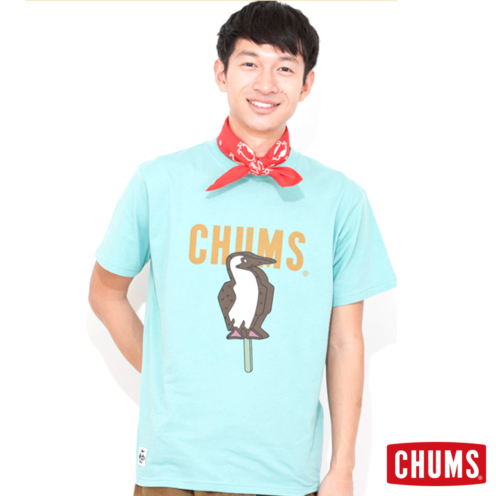 CHUMS 男 Ice Cream 短袖T-Shirt 水藍