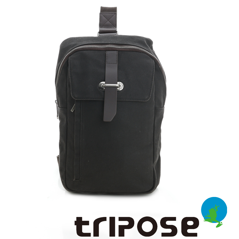 tripose 科技休閒系列單肩後背包 黑