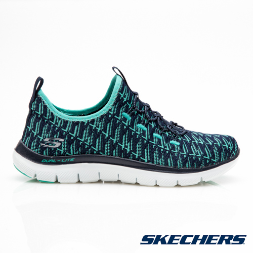 SKECHERS (女) 運動系列FLEX APPEAL 2.0-12765NVGR