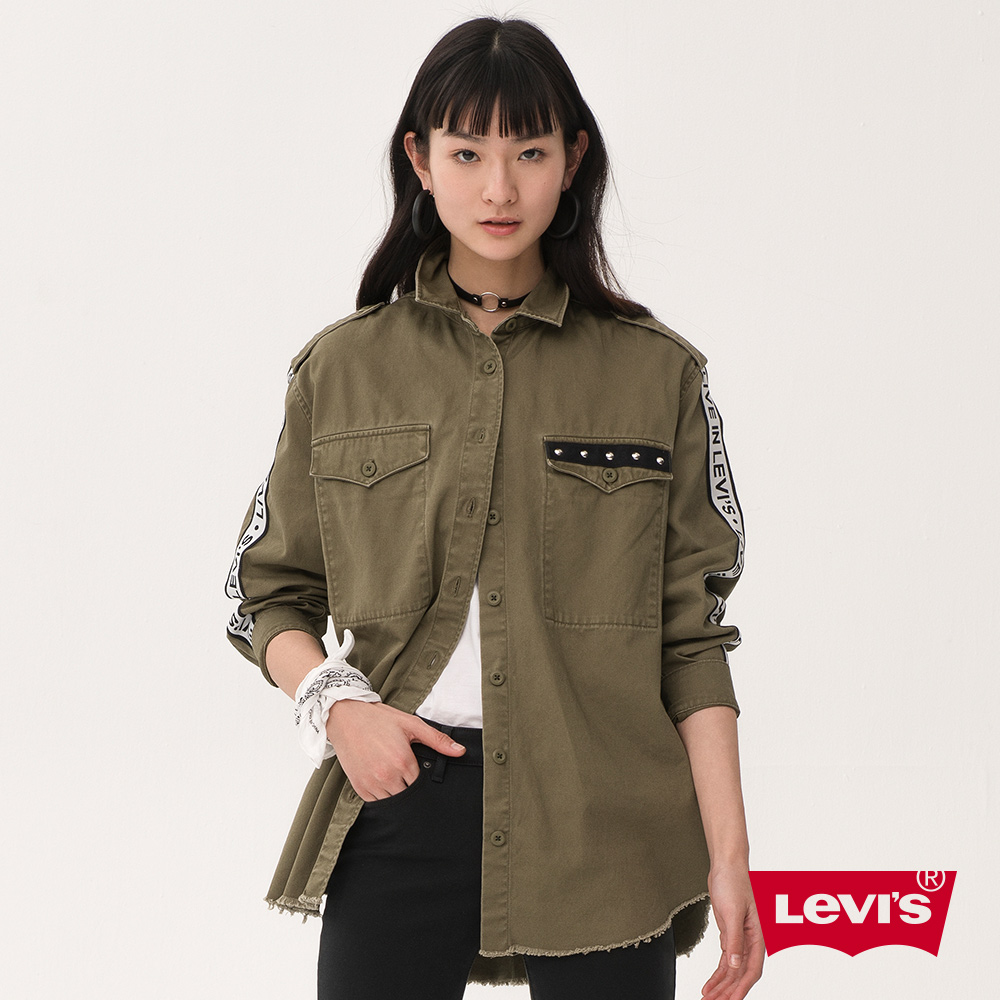 Levis 女裝 薄外套 LOGO滾邊