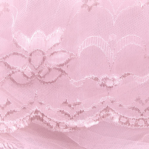 棉花田 維朵單人刺繡蚊帳-粉色(90x180cm)