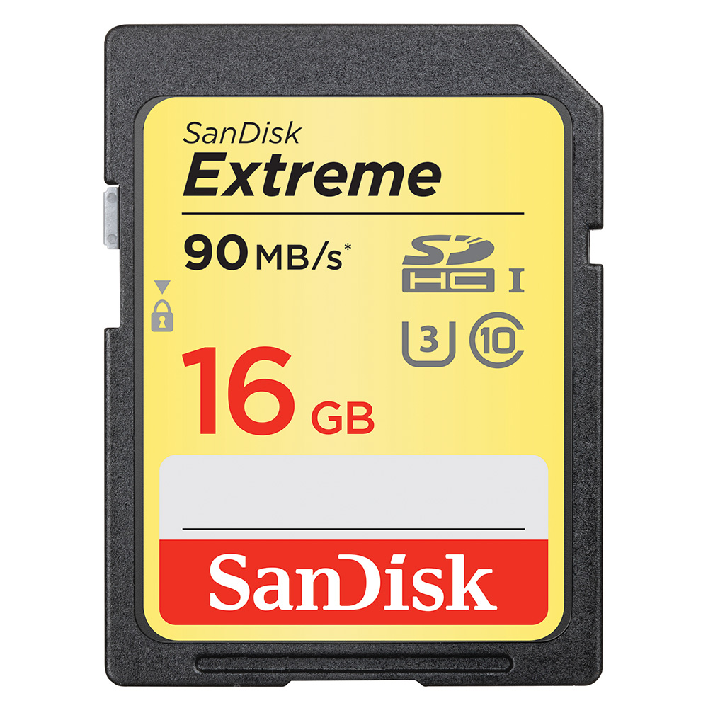 SanDisk Extreme SDHC UHS-I 16GB 記憶卡 U3 (公司貨)
