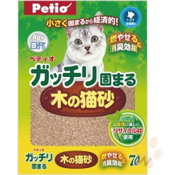 Petio Ag+銀離子木屑貓砂7L (6包組)