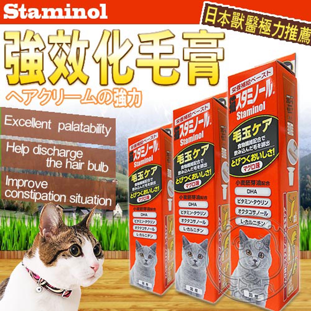 Pet Village》貓專用毛球護理DHA強效化毛膏50g