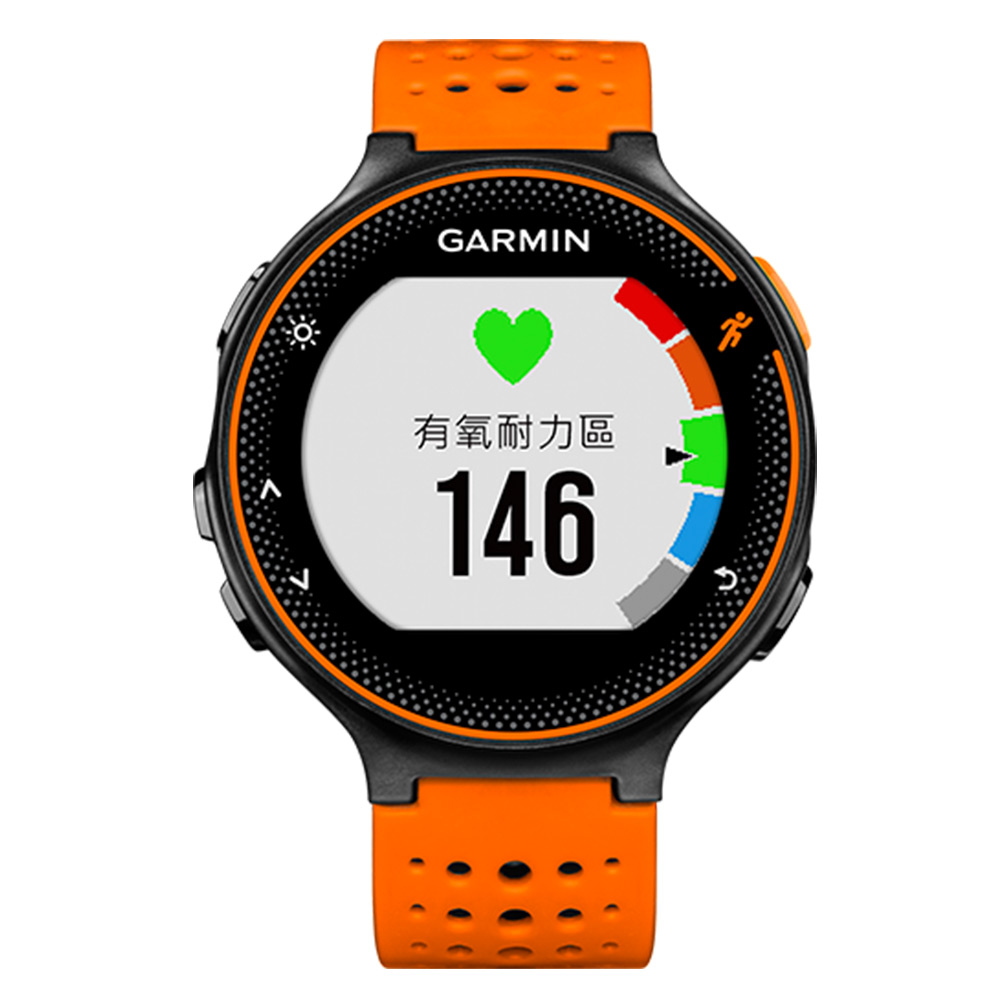 GARMIN Forerunner 235 GPS腕式心率跑錶-活躍橘