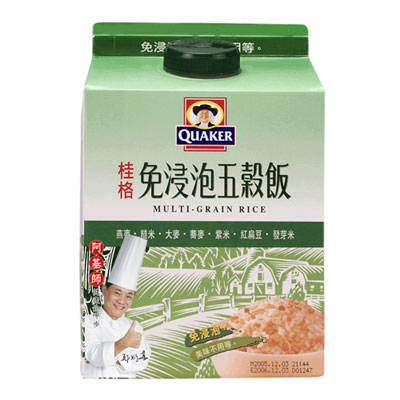 《桂格》免浸泡五穀飯1800g(6盒/箱)