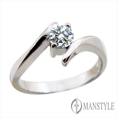 MANSTYLE「牽引」0.30ct 八心八箭鑽戒