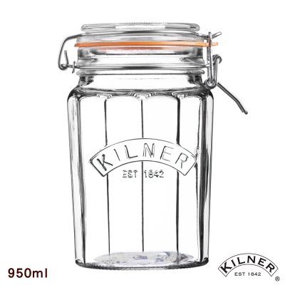 KILNER 復古扣式密封貯存罐 950ml(8H)