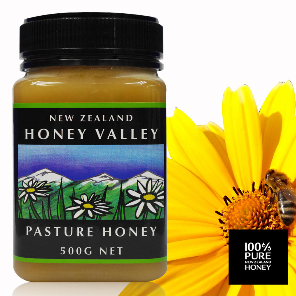 【紐西蘭恩賜】原野牧草蜂蜜Pasture Honey (500公克/瓶)