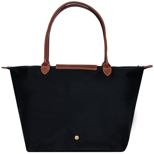 LONGCHAMP Le Pliage 長把摺疊水餃包(大/黑色)