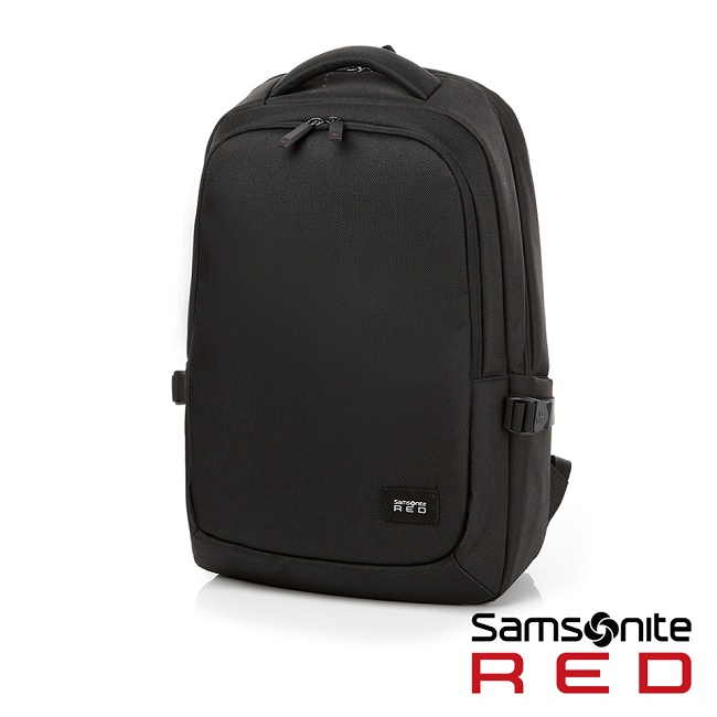 Samsonite RED TEDWIN休閒時尚中性筆電後背包-14吋(黑)