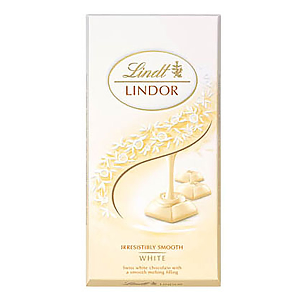 瑞士蓮LINDT Lindor排裝白巧克力片(100g)