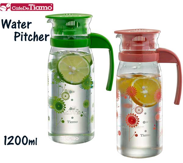 Tiamo 1215玻璃冷水壺 1200ml-二色