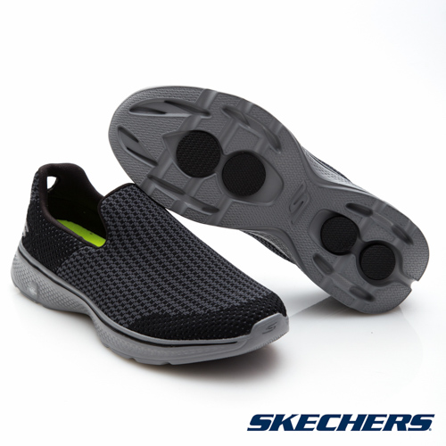 SKECHERS (男) 健走系列 GO Walk 4 - 54175BKGY