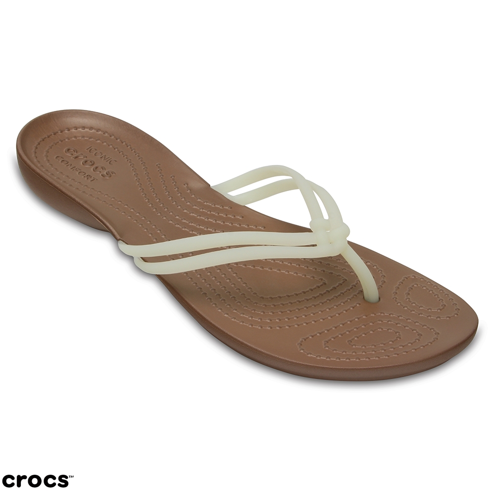 Crocs 卡駱馳 (女) 伊莎貝拉人字拖-204004-1AO