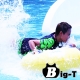 BIG-T-短袖鱷魚男孩套頭拼色泳衣+泳褲組(4XL-6XL) product thumbnail 3