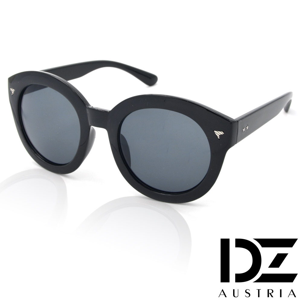 DZ 雙星飛釘 抗UV太陽眼鏡造型墨鏡(酷黑)