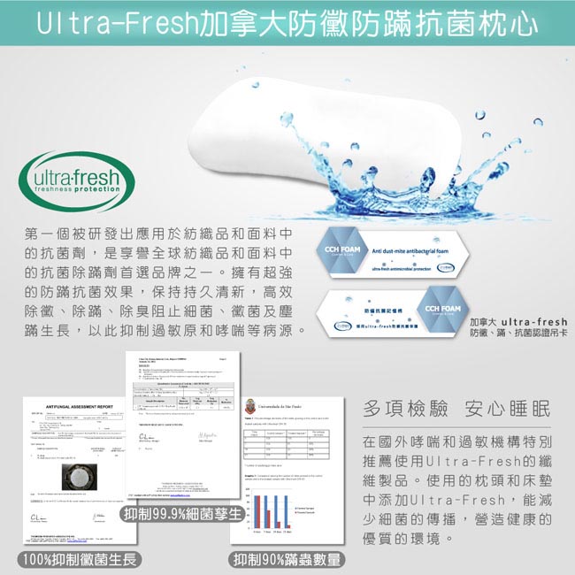 House Door 日本大和防蹣抗菌表布 親膚涼感釋壓記憶枕 蝶型 1入