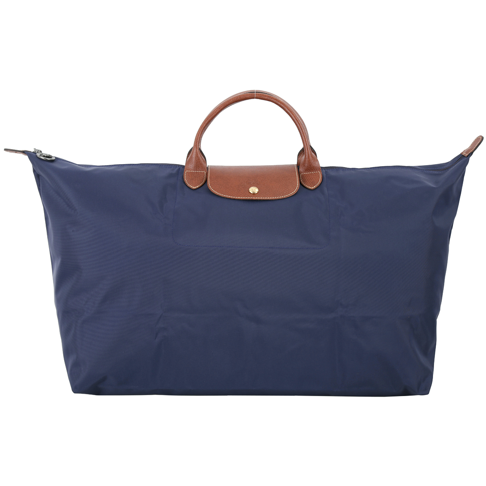 LONGCHAMP LE PLIAGE 摺疊尼龍大旅行袋(XL/深藍色)