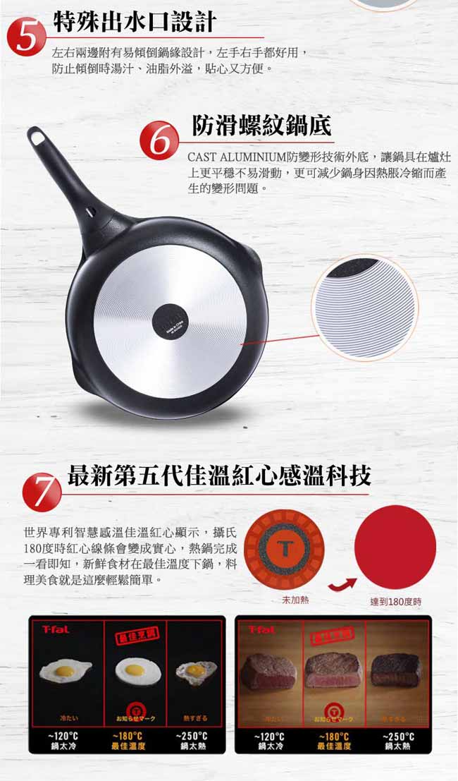 Tefal 法國特福頂級樂釜鑄造系列28CM不沾平底鍋